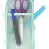Office Depot® Brand Mesh Pencil Case, 8-1/4" x 4-3/8", Aqua