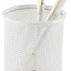Office Depot® Brand Mesh Pencil Cup, 4-1/5”H x 3-1/2”W x 3-1/2”D, White