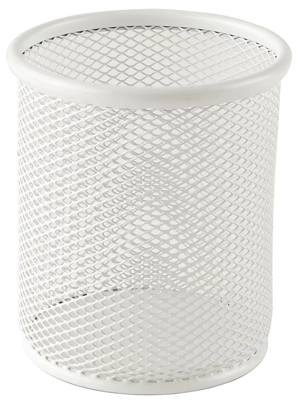 Office Depot® Brand Mesh Pencil Cup, 4-1/5”H x 3-1/2”W x 3-1/2”D, White