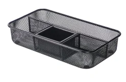 Office Depot® Brand Mesh Small Drawer Organizer, Black