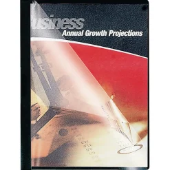 Office Depot® Brand Metal Clip Report Covers, Black, Pack Of 5