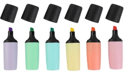 Office Depot® Brand Mini Highlighters, Chisel Point, Assorted Pastel Colors, Pack Of 6