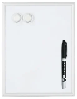 Office Depot® Brand Mini Magnetic Dry-Erase Whiteboard, 11" x 14", Aluminum Frame With Silver Finish