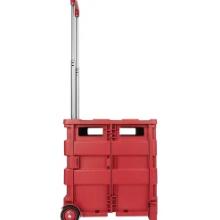 Office Depot® Brand Mobile Folding Cart With Lid, 16