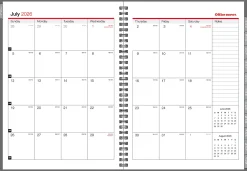 2026-2027 Office Depot® Brand Monthly Academic Planner, 8-1/2