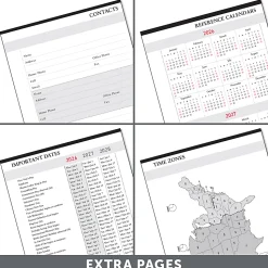 2026-2027 Office Depot® Brand 14-Month Weekly/Monthly Academic Planner, Vertical Format, 8