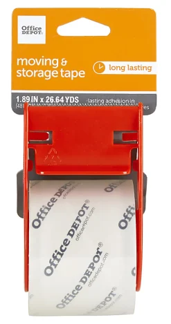 Office Depot® Brand Moving & Storage Packing Tape With Dispenser, 1.89