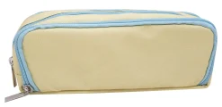 Office Depot® Brand Multi-Pocket Pencil Pouch, 3-1/2" x 7", Yellow