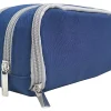 Office Depot® Brand Multi-Pocket Pencil Pouch, 3-2/5" x 8", Navy