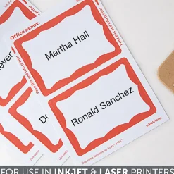 Office Depot® Brand Name Badge Labels, 2 11/32