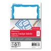 Office Depot® Brand Name Badge Labels, 2 11/32" x 3 3/8", Blue, Pack Of 100
