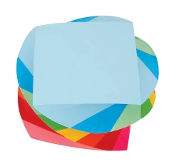 Office Depot® Brand Neon Twirl Memo Cube, 3" x 3", 600 Sheets, Assorted Colors