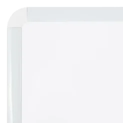 Office Depot® Brand Non-Magnetic Melamine Dry-Erase Whiteboard, 18" x 24", Plastic Frame With White Finish