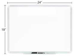 Office Depot® Brand Non-Magnetic Melamine Dry-Erase Whiteboard, 18