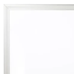 Office DepotĀ® Brand Non-Magnetic Melamine Dry-Erase Whiteboard With Marker, Ā 36" x 48", Aluminum Frame With Silver Finish