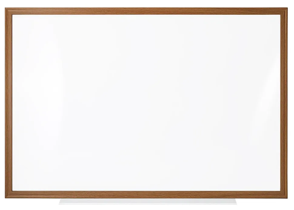 Office Depot® Brand Non-Magnetic Melamine Dry-Erase Whiteboard, 24" x 36", Wood Frame With Oak Finish