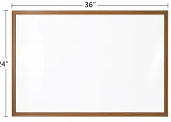Office Depot® Brand Non-Magnetic Melamine Dry-Erase Whiteboard, 24