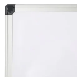 Office Depot® Brand Non-Magnetic Melamine Dry-Erase Whiteboard, 36" x 48", Aluminum Frame With Silver Finish