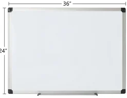 Office Depot® Brand Non-Magnetic Melamine Dry-Erase Whiteboard, 24