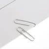 Office Depot® Brand Non-Skid Paper Clips, No. 1, Small, Silver, Pack Of 10 Boxes, 100 Per Box, 1000 Total