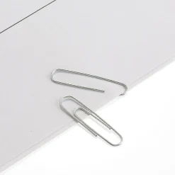 Office DepotĀ® Brand Non-Skid Paper Clips, No. 1, Small, Silver, Pack Of 10 Boxes, 100 Per Box, 1000 Total
