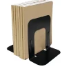 Office Depot® Brand Nonskid Steel Bookends, 7", Black, Set Of 2