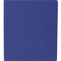 Office DepotĀ® Brand Nonstick 3-Ring Binder, 1/2" Round Rings, Blue