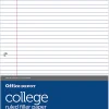 Office Depot® Brand Notebook Filler Paper, 8" x 10-1/2", Quadrille Ruled, White, Pack Of 400 Sheets