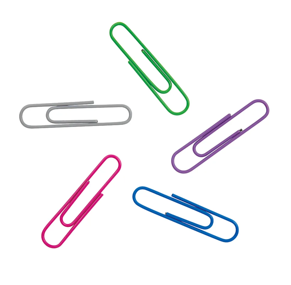 Office Depot® Brand Paper Clips, Pack Of 500, Jumbo, Assorted Colors