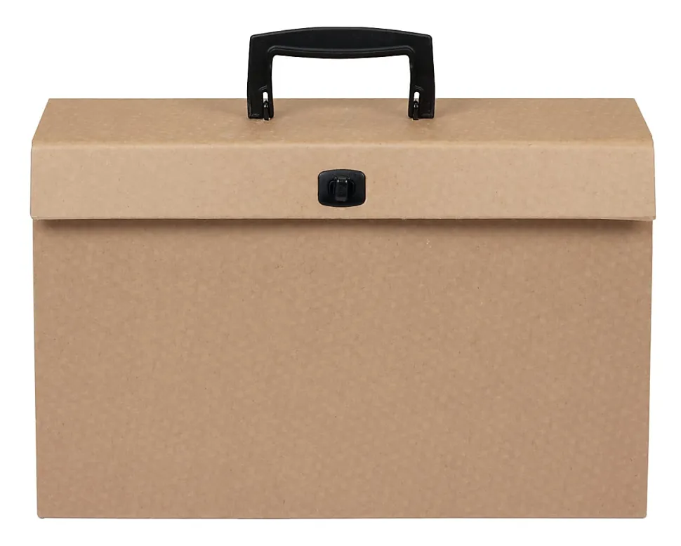 Office Depot® Brand Paper Heavy-Duty File, 19 Pocket, Expansion 3", 8 1/2" x 14", Legal, Kraft, Pack of 1