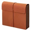 Office Depot® Brand Paper Tyvek Extra-Wide Wallets,, 1 Pocket, Expansion 5-1/4", 8 1/2" x 11", Letter, Brown, Pack of 2