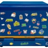 Office Depot® Brand Pencil Dispenser With Stickers, 7-1/4" x 9-3/16" x 4-1/2", Blue, Total Qty 1