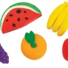 Office Depot® Brand Pencil Erasers, Fruit Basket, Pack Of 4