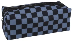 Office Depot® Brand Pencil Pouch, 3-1/4" x 8-1/4", Checkerboard, Total Quantity 1