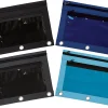 Office Depot® Brand Pencil Pouch With Clear Window, 7" x 9 3/4", Assorted Colors