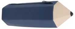 Office Depot® Brand Pencil-Shaped Silicone Pencil Pouch, 3-3/8" x 10", Navy
