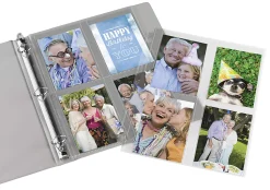 Office Depot® Brand Photo Binder Pages, 3-1/2" x 5", Clear, Pack Of 10