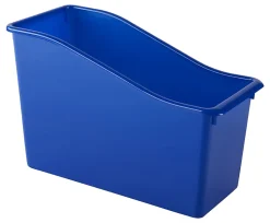Office Depot® Brand Plastic Book Bin, 7-1/2”H x 11-1/2”W x 5-1/2”D, Assorted Colors