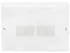 Office Depot® Brand Plastic File, 13 Pocket, Expansion 3-1/2