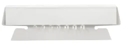 Office Depot® Brand Plastic Tabs, 2", 1/5 Cut, Clear, Pack of 25