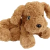 Office Depot® Brand Plush Animal Pencil Pouch, 4" x 11", Brown Dog, PM18355N