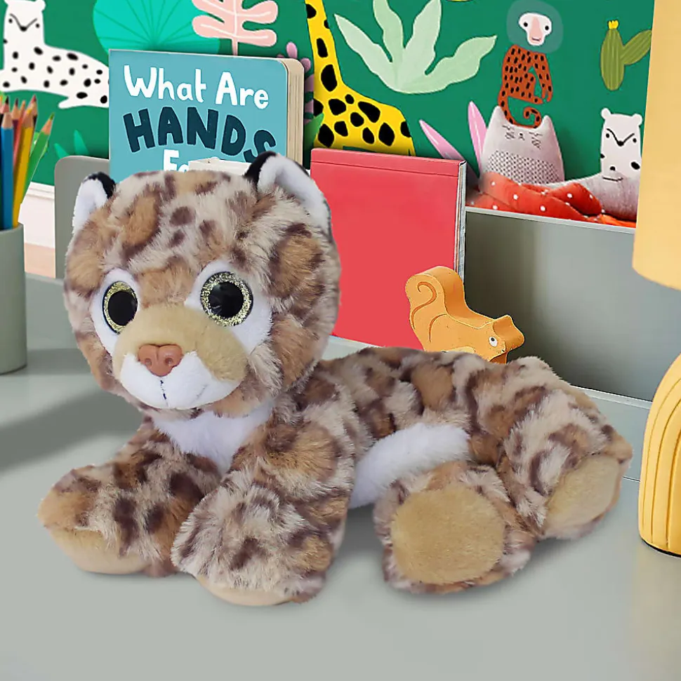Office Depot® Brand Plush Animal Pencil Pouch, 4" x 11", Brown Tiger