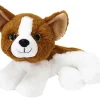 Office Depot® Brand Plush Animal Pencil Pouch, 4" x 11", Corgi