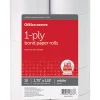 Office Depot® Brand  1-Ply Bond Paper Rolls, 1-3/4" x 128', White, Pack Of 10