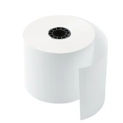 Office Depot® Brand 1-Ply Bond Paper Rolls, 2-1/4" x 130', White, Pack Of 12