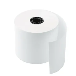 Office Depot® Brand 1-Ply Bond Paper Rolls, 2-3/4" x 128', White, Pack Of 10