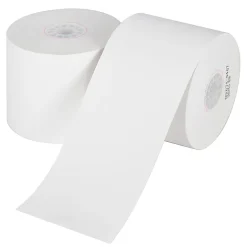 Office Depot® Brand 1-Ply Paper Rolls, 2-1/4" x 124', White, Carton Of 100