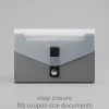 Office Depot® Brand 13-Pocket Expanding File With Snap Closure, Coupon Size, Urban Fog