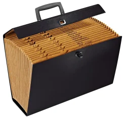 Office DepotĀ® Brand 19-Pocket Expanding Legal Case File, Black