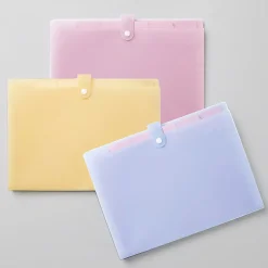 Office DepotĀ® Brand 6-Pocket Expandable Folders, Letter Size, Soft Sorbet Pastels, Pack Of 3 Folders